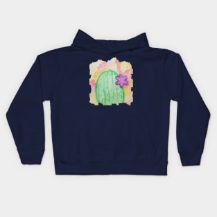 Beautiful Watercolor Cactus Kids Hoodie